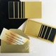 Gift box Golden black чорний з золотом Вітальна листівка ручної роботи з днем весілля - зображення 1