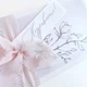 Gift box Tender димчато-рожевий Вітальна листівка та конверт на ювілей. Ручна робота - зображення 5