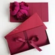 Gift box Mona бордо Конверт для грошей на весілля, день народження, ювілей Ручна робота - зображення 5