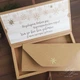 Gift box Craft winter деревяная снежинка Рождественская открытка с конвертом внутри - изображение 7