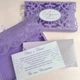 Gift box Afrodita аметист з висічкою Конверти для грошей для молодої пари, на день народження, ювілей, 8 березня - зображення 1