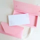 Gift box Wedding day рожевий з білим бантом Оригінальні конверти для грошей на весілля. Ручна робота - зображення 2