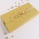 Gift box Pino золото Конверт ручной работы на свадьбу, день рождения, юбилей Ручная работа - изображение 2