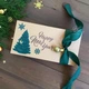 Gift box Winter time craft Поздравительные открытки с Новым годом коллегам. Ручная работа - изображение 5