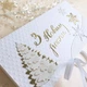Gift box Winteria білий Вітальна листівка з Різдвом Христовим. Ручна робота - зображення 3
