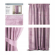 Штора блек-аут AmeliaHome Velvet 140 х 270 см (4251758670113) пудровий рожевий - зображення 1