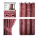 Штора блек-аут на люверсах AmeliaHome Velvet 140 х 245 см (13050716702) рожевий - изображение 1