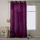 Штора блек-аут на люверсах AmeliaHome Velvet 140 х 270 см (13050716618) фіолетовий - зображення 2