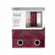 Штора блек-аут на люверсах AmeliaHome Velvet 140 х 270 см (13050715639) бордовий - изображение 4
