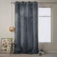 Штора блек-аут на люверсах AmeliaHome Velvet 140 х 270 см (13050715829) сірий - изображение 2