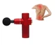 Портативний ручний масажер пістолет для тіла Fascial Gun Mini Red - изображение 1