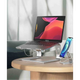 Підставка для ноутбуків та планшетів HQ-Tech Stabletron MD-5 Aluminum Laptop Stand Silver підвищена стійкість для ноутбуків до 17 дюймів (колір siilver) - зображення 6