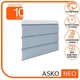 Софит ASKO NEO без перфорации Светло-серый - изображение 1
