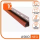 Планка для софітів J-trim ASKO NEO під дерево Горіх - зображення 1