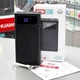 Повербанк Power Bank с фонариком УМБ XO 40000mAh мощный аккумулятор портативное зарядное устройство 22.5Вт Digital display (3 input 4 output) Black - изображение 9