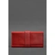 Кожаное женское портмоне 3.0 красное Krast 4395579 - изображение 4