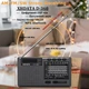 Радиоприемник XHDATA D 368, 64 мГц - 108 мГц, AM FM 12 Band DSP Stereo Portable D 368 Without SD Card - изображение 3