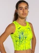 Спортивный топ для бега женский Joma Elite Ix 901648.067 XS Желтый (8445456438441) - изображение 4