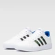 Tenisówki chłopięce adidas Grand Court 2.0 K GV6796 37.5 (4.5UK) Białe z zielonym i niebieskim (5904862420592) - obraz 2