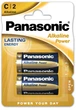 Батарейка Panasonic Standard Power C BLI 2 Alkaline (LR14REB/2BP / LR14APB/2BP) - изображение 1