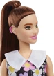 Кукла Barbie Fashionistas Doll #187 Барби Модница в платье с цветами и со слуховым аппаратом (HBV19) - изображение 2