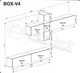 Стінка у вітальню Міро марк BOX V4 350х32x180 - изображение 2