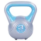 Гиря пластиковая Zelart Fit 5734-3 вес 3кг Grey-Light Blue - изображение 1