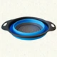 Дуршлаг силиконовый складной Compact - Синий - изображение 2