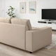 Диван 3-місний розкладний IKEA VIMLE Hallarp бежевий (094.190.60) - зображення 5