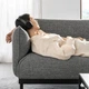 Диван 2-місний IKEA APPLARYD Lejde сіро-чорний (205.062.25) - изображение 3