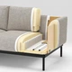 Диван 2-місний IKEA APPLARYD Lejde сіро-чорний (205.062.25) - изображение 8