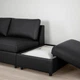 Диван 3-місний IKEA VIMLE Grann/Bomstad чорний (293.066.65) - зображення 3