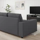 Диван 2-місний IKEA VIMLE з широкими підлокітниками Hallarp сірий (294.005.64) - зображення 6