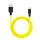 Кабель Hoco X21 Plus Silicone MicroUSB 1m. black/yellow - зображення 1