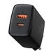 Мережевий зарядний пристрій Baseus Compact Quick Charger USB+Type-C 20W Чорний (CCXJ-B01) - зображення 1