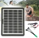 Солнечная портативная поликристалическая панель зарядка от солнца Solar Panel 15W CcLamp CL-1615 16V - изображение 1