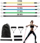 Набор эспандеров трубчатых силовых Newt Power Strength Tube 5 шт (NE-PW-5) - изображение 3