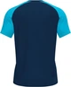 Футболка Joma ACADEMY IV темно-сине-бирюзовая 4XS-3XS 101968.342 - изображение 4