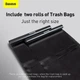 Крепление для мусорных пакетов в авто Baseus Clean Space Drum Backseat Trash Bag for Back Seat - изображение 8