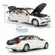 Машинка моделька Mercedes Maybach S600 игрушка металлическая коллекционная 21 см Белый (8269962) - изображение 2