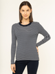 Sweter damski bawełniany Tommy Hilfiger Joelle C-Nk Swtr WW0WW27018 L Granatowy (8719861240457) - obraz 1