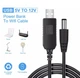 Кабель живлення для Wi-Fi роутера, модему, терміналу GPON, від повербанку, powerbank (USB - DC 5 - 12V) - зображення 5