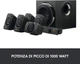 Акустическая система Logitech Speaker System Z906 Черный Dolby Digital/DTS 500 Вт 5 динамиков/сабвуфер + пульт ДУ - зображення 2