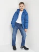 Дитяча демісезонна довга куртка для хлопчика Coccodrillo Outerwear Boy Kids ZC2152701OBK 92 см Блакитна (5904705932039) - зображення 3
