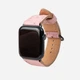 Ремінець Kartell для Apple Watch зі шкіри страуса 38/40/41 мм S/M з фолікулами Рожевий - зображення 2