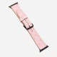 Ремінець Kartell для Apple Watch зі шкіри страуса 38/40/41 мм S/M з фолікулами Рожевий - зображення 3