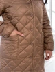 Стьобана куртка середньої довжини ST-Style 62430 50-52 Капучино - зображення 3