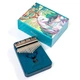 Музичний інструмент Калімба Kalimba на 17 язичків Ручне фортепіано з гравіюванням Олень Синій K-17-04S - зображення 6
