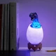 Детский ночник Динозавр SUNROZ Dino-Egg на подставке, аккумуляторный, 16 цветов свечения, светильник игрушка с пультом - изображение 3