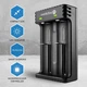 Зарядний пристрій everActive LC200, 2 канала, для Li-ion акумулят. 18650, 16340, 14500,26650, 21700 - зображення 4